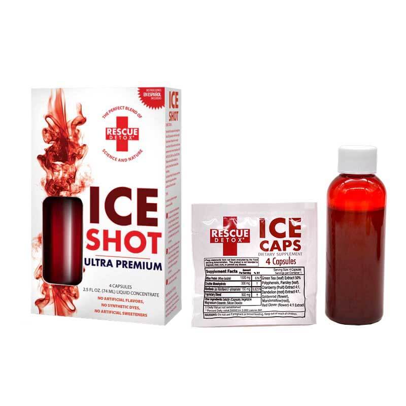 Rescue Detox Ice Shot | 2.5 Shots | 4 Capsules product image